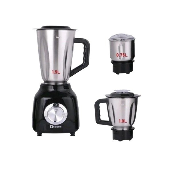 DESSINI DS-190 PROFESSIONAL 3 IN 1 BLENDER JUICER FOOD GRINDER MEAL GRAINDER HOME/KITCHEN FRIENDLY