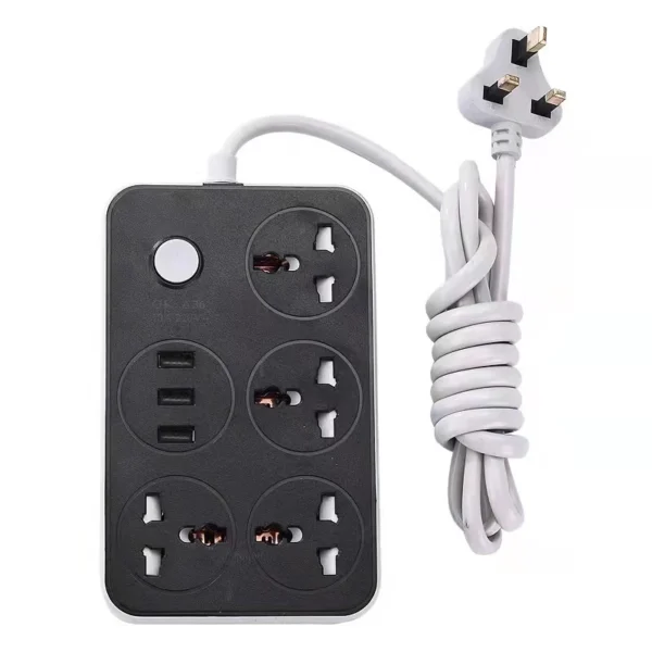 Extension Electric socket 6 Power Socket Extension wire USB Ports