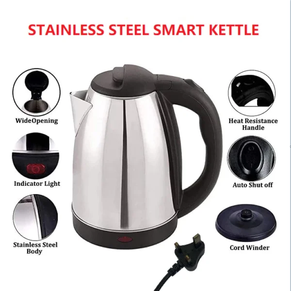 my-11134207-7rasf-mcfslzpkqpk816.webp Stainless Steel Electric Automatic Cut Off Jug Kettle 2L