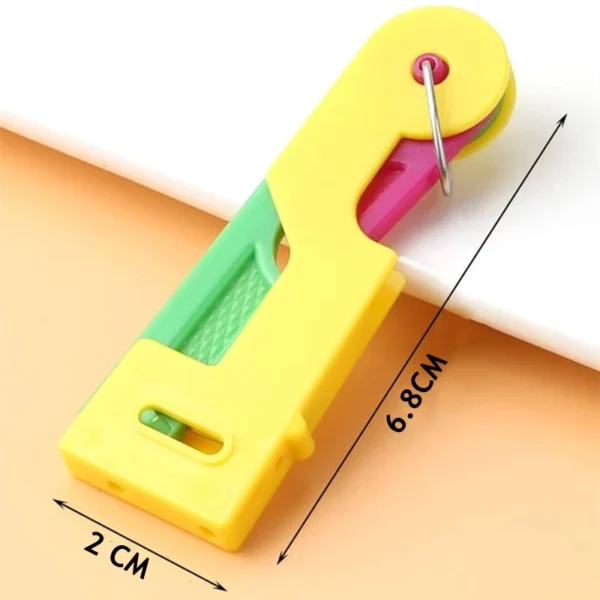 Automatic Easy Sewing Needle Threader Device Handle Craft Use Elderly Use Threading Guide Tool