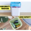 Automatic Closing Tie On Garbage Bag Bags With Rope Easy Pull 45cmx50cm Drawstring