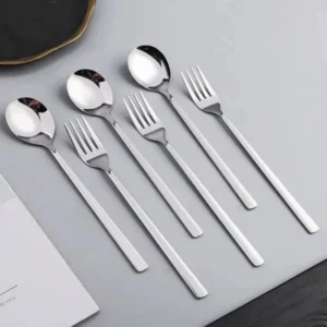 Stainless Steel Dinnerware Set Fork Spoon Flatware Set