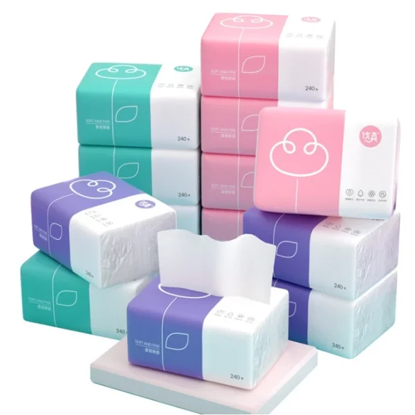3ply 70pulls Bamboo Tissue | Soft Facial Tissue Paper Healthy Environmental Friendly Towel