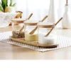 3IN1 Condiment Container Set Spice Glass Jar
